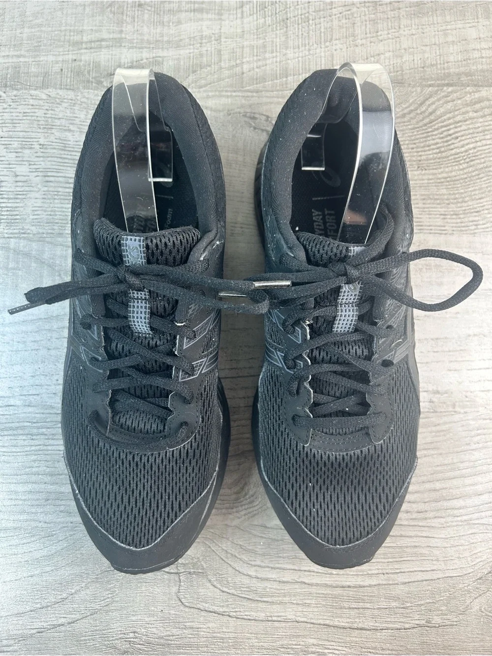 ASICS Contend 6 Women’s Size 11 Black Running Shoes Athletic Sneakers